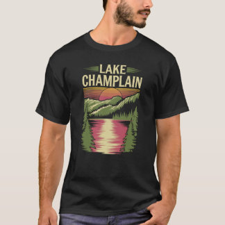 T-shirt Lac champlain New York nous vermont