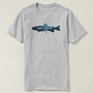 T-shirt Lac Lanier Poissons Géorgie