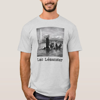 T-shirt Lac Lémanster Swiss Lake Monster Funny Geneva 