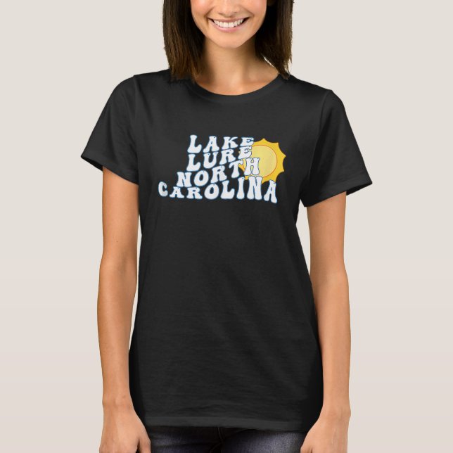 T-shirt Lac Lure Caroline du Nord NC Vacances Souvenir (Devant)
