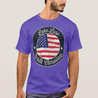 T-shirt Lac Lure - Patriotique Nord Carolina Souvenir T-Sh
