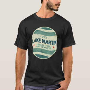 T-shirt Lac Martin Shark Camping gratuit et non salé Alaba