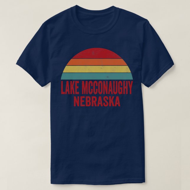T-shirt Lac McConaughy Nebraska (Design devant)