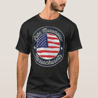 T-shirt Lac Monomonac - Mémoire Massachusetts patriotique 