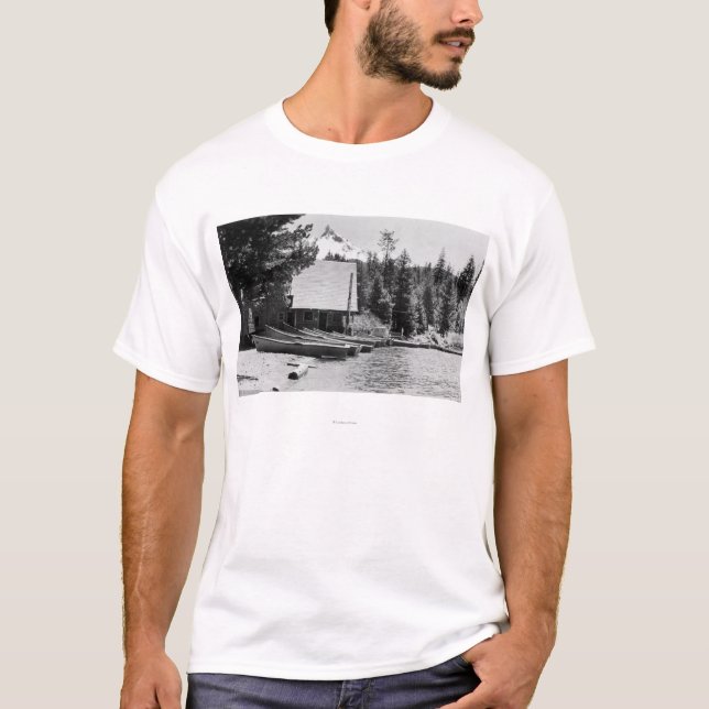 T-shirt Lac PhotographDiamond de loge de lac diamond, OU (Devant)