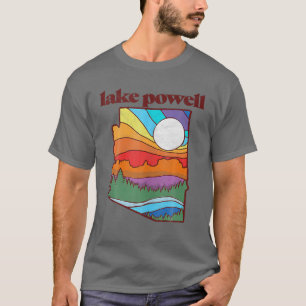 T-shirt Lac Powell Arizona Vintage Nature Design extérieur