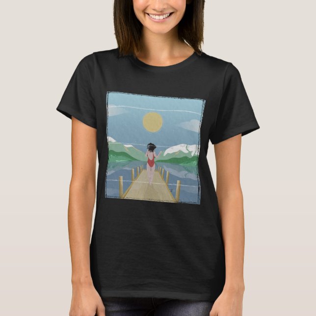T-shirt Lac Rotoiti Nouvelle-Zélande (Devant)