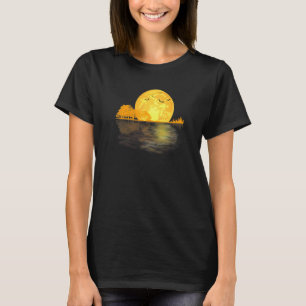 T-shirt Lac Shadow Guitar Moon Halloween