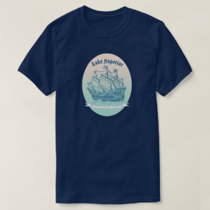 T-shirt Lac Supérieur grands navires pour les boutiques d