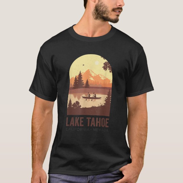 T-shirt Lac Tahoe Californie Nevada Summer Kayak à La (Devant)
