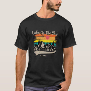 T-shirt Lac Tahoe Nevada Personnaliser Nom personnalisé T-