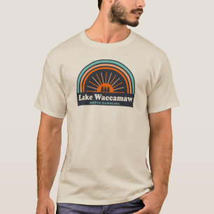 T-shirt Lac Waccamaw Caroline du Nord Arc en ciel