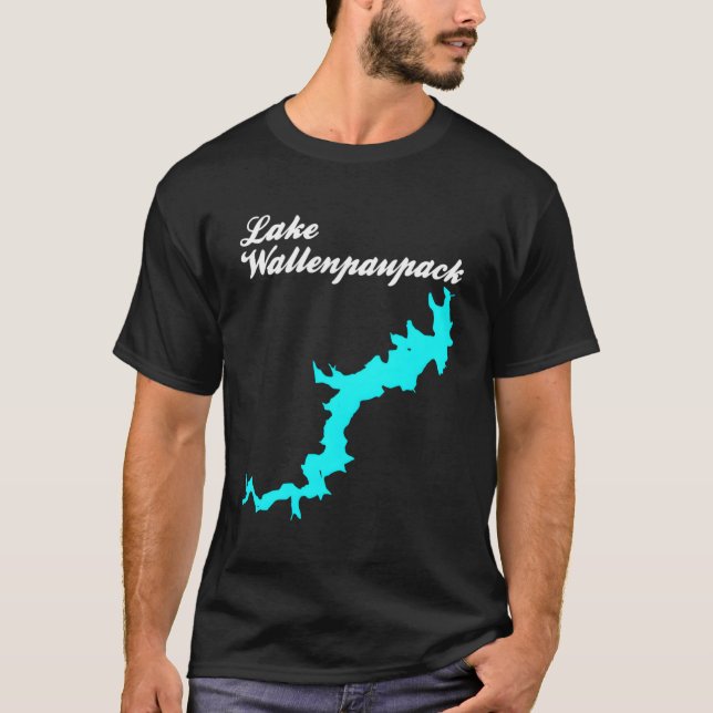 T-shirt Lac Wallenpaupack Pennsylvanie (Devant)