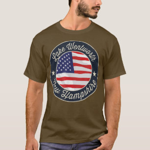 T-shirt Lac Wentworth - Nouveau Hampshire patriotique Souv