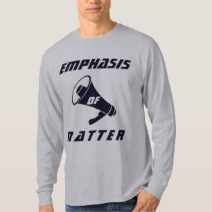 T-shirt "L'accent mis sur la matière"