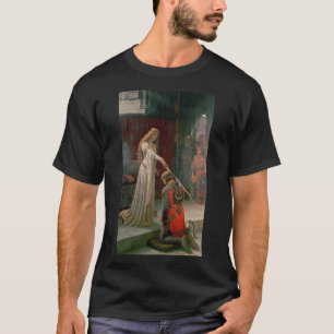 T-shirt L'accolade par Edmund Blair Leighton, C. 1901