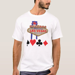 T-shirt L'accueil vers Las Vegas avec la carte adapte au