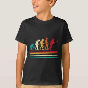 T-shirt Lacrosse Evolution Retro Lin Joueur Garçon Hommes 