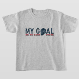 T-shirt Lacrosse Goalie 'My Goal' Lax Citation