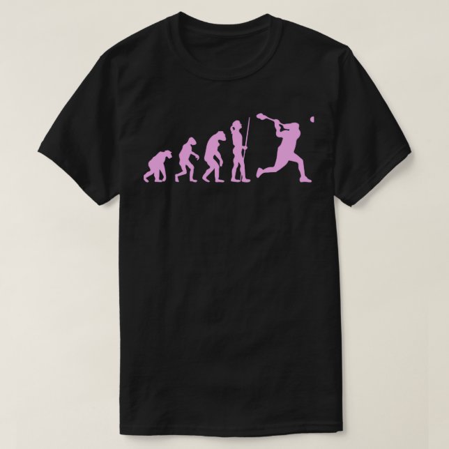 T-shirt Lacrosse Grandma Evolution Pink Venin (Design devant)