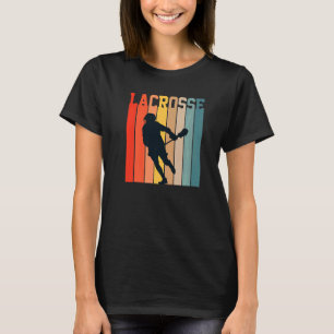T-shirt Lacrosse Love Lax Sport Joueurs Équipes Coach Retr