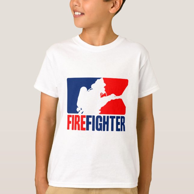 T-shirt L'action des pompiers (Devant)