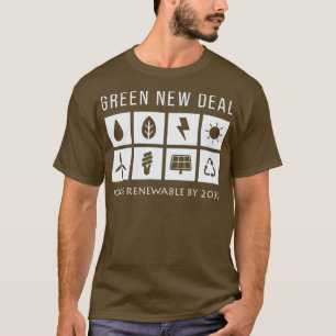 T-shirt L'activiste écologiste du New Deal sur le changem
