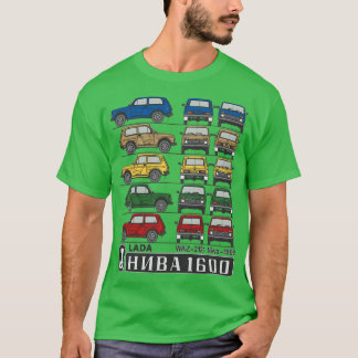 T-shirt Lada Niva 1600 couleurs (2)