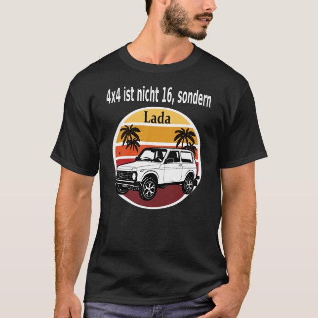 T-shirt Lada Niva 4x4 Made en Russie (Devant)