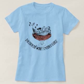 T-shirt Ladies - Drinkin' Wine Spodie Odie