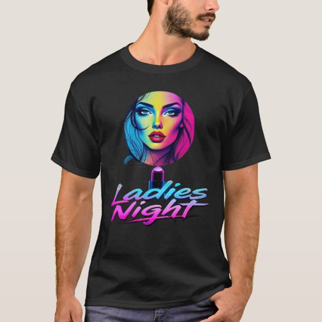 T-SHIRT LADIES NUIT NOUVEAU DESIGNER MODE TEL (Devant)