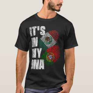 T-shirt L'ADN Portugais Et Mexicain Mélange Le Patrimoine