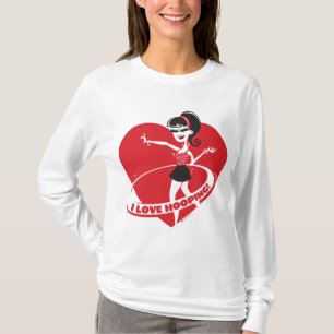 T-shirt L'adulte de diva de Hooping et badinent tous les