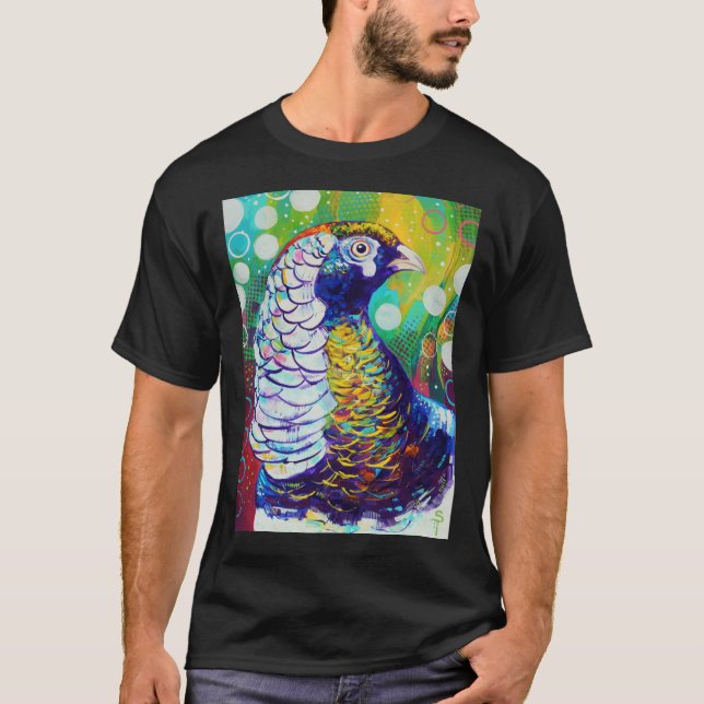 T-shirt Lady Amherst Pheasant  (Devant)