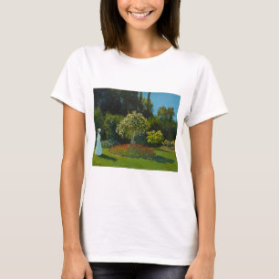 T-shirt Lady in the Garden 1867 par Claude Monet