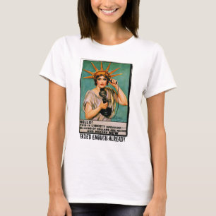 T-shirt Lady Liberty Nous avons besoin de millions mainten