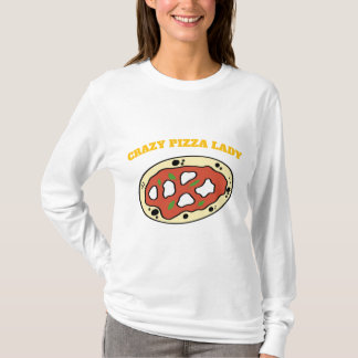 T-Shirt Lady Pizza Crazy Pizza