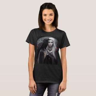 T-shirt Lady Raven Tee bleu et rouge