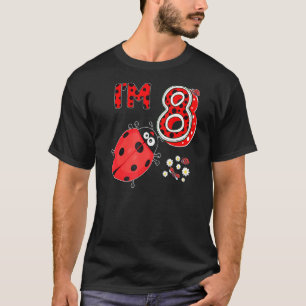 T-shirt Ladybug 8 ans 8e anniversaire fille famille Ladybu
