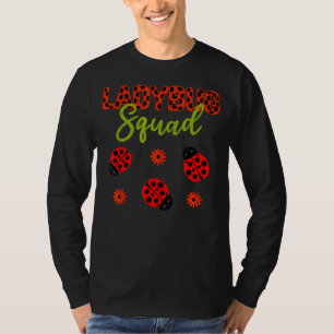 T-shirt Ladybug Anniversaire de la fête Ladybug Squad Girl