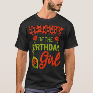 T-shirt Ladybug Birthday Papa Of The Birthday Anniversaire