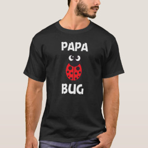 T-shirt Ladybug Homme Papa Ladybird Beetle Insect Animal