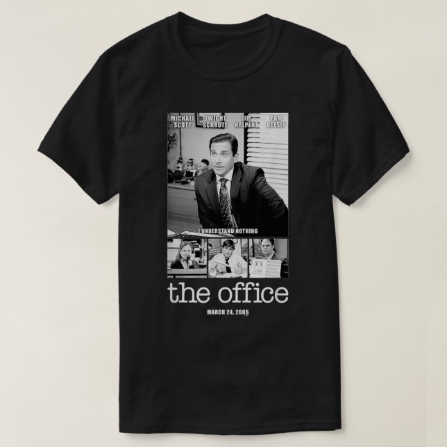 T-shirt L'affiche cinématographique réinventée du Bureau (Design devant)