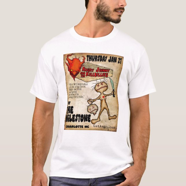 T-shirt L'Affrontement De Johnny Et Des Meurtres À L'Époqu (Devant)
