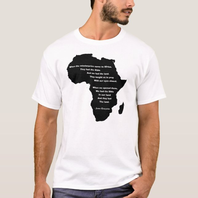 T-shirt L'Afrique Kenyatta (Devant)