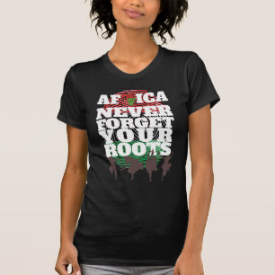 T-shirt L'Afrique n'oublie jamais tes racines Mois de l'hi