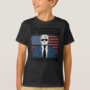 T-shirt L'Âge D'Or De L'Amérique Commence Dès Maintenant