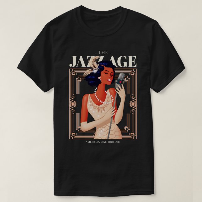 T-shirt L'Âge Du Jazz Le Grand Gatsby (Design devant)