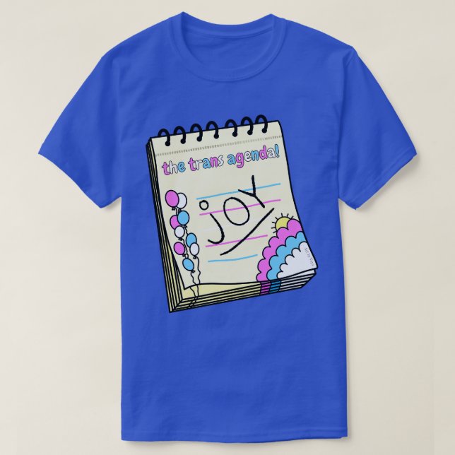 T-shirt L'agenda transversal (Design devant)