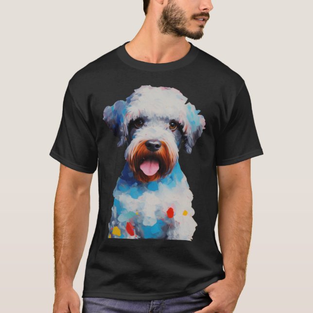 T-shirt Lagotto Romagnolo Dog  Tongue out Pop (Devant)